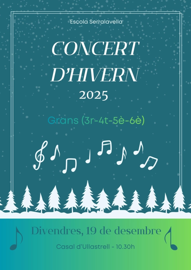Concert d'hivern 2025 Grans